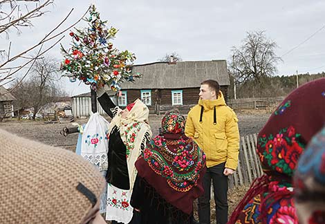 Candlemas rite in Lelchitsy District, Gomel Oblast 