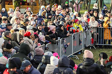 Масленичные гуляния в брестском Парке культуры и отдыха