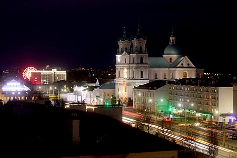 Grodno at night