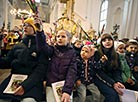 Вербная нядзеля ў касцёле Святога Францыска Ксаверыя ў Гродне