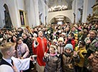 Вербная нядзеля ў касцёле Святога Францыска Ксаверыя ў Гродне