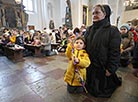 Вербная нядзеля ў касцёле Святога Францыска Ксаверыя ў Гродне