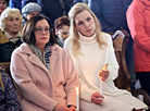 Easter Vigil Midnight Mass in the main Catholic church of Minsk