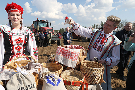 Zasevki folk rite in Orsha District