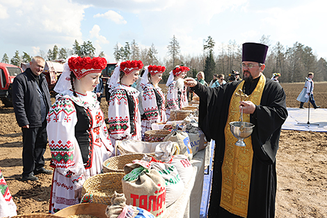 Zasevki folk rite in Orsha District