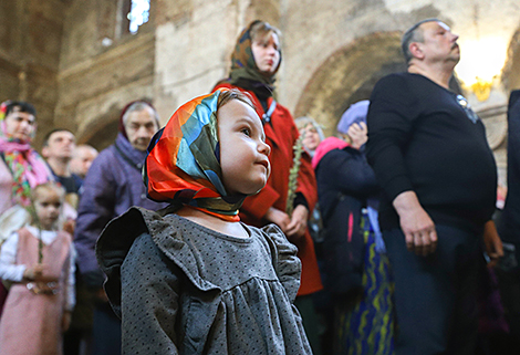 Palm Sunday at the St. Nicholas Garrison Cathedral 