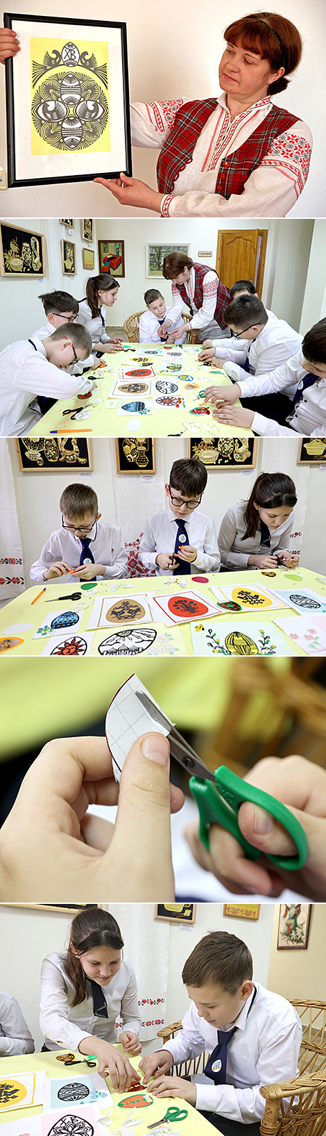 Easter clay lamp and postcard workshop in Polotsk