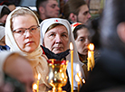 Велікоднае богаслужэнне ў мінскім Святадухаўскім кафедральным саборы
