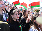 Ceremony to honor national flag, emblem and anthem in Minsk