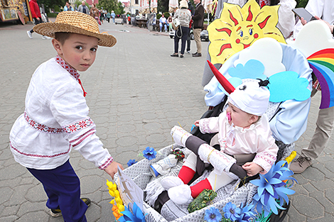 Pram parade in Grodno