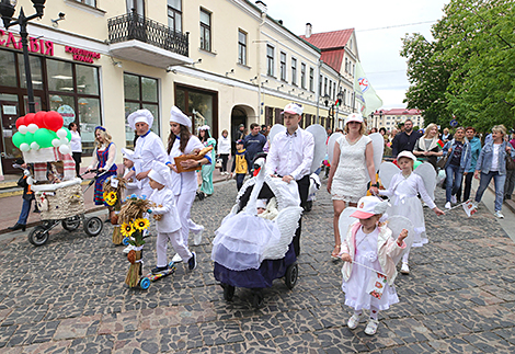 Pram parade in Grodno