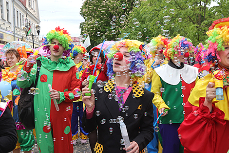 Pram parade in Grodno