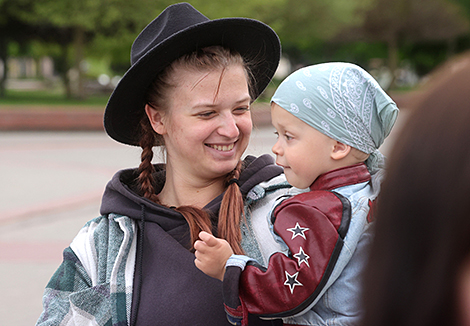 Pram parade in Grodno