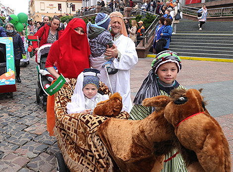 Pram parade in Grodno