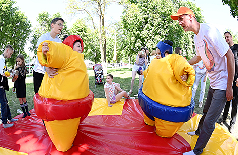 Vytoki sports and cultural festival in Zhlobin