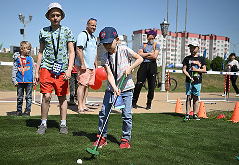Vytoki sports and cultural festival in Zhlobin
