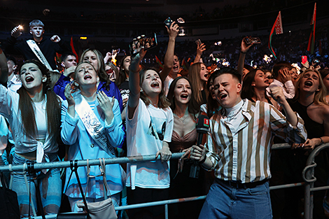 End-of-school ceremony at Minsk Arena