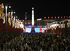 Салютом завершилось празднование Дня Победы в Минске