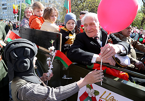 Victory Day celebrations in Mogilev