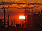 Sunset over Vitebsk