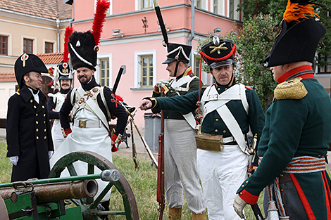 Рэканструкцыя падзей Айчыннай вайны 1812 года ў Мінску