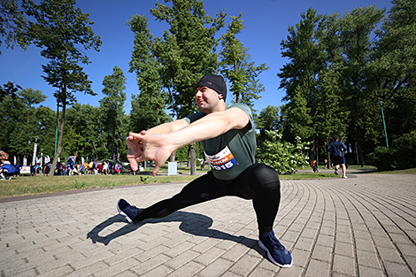 One Run international half marathon in Minsk