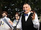 Тэатральна-музычны інтэрактыў у двары Дома-музея Марка Шагала