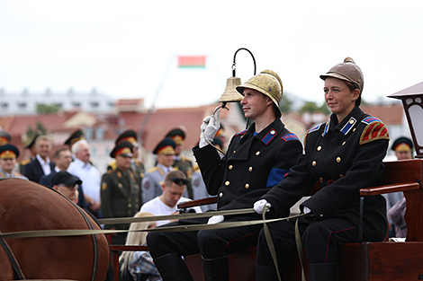 Fire and Rescue Service's parade in Minsk