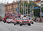 Fire and Rescue Service's parade in Minsk