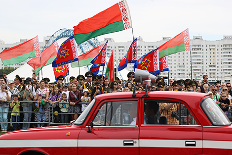 Fire and Rescue Service's parade in Minsk