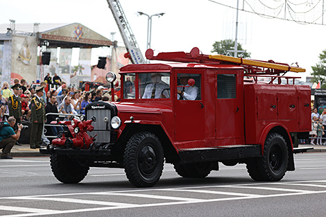 Fire and Rescue Service's parade in Minsk