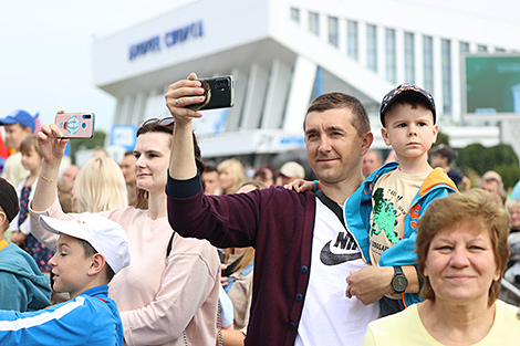 Fire and Rescue Service's parade in Minsk
