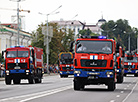 Fire and Rescue Service's parade in Minsk
