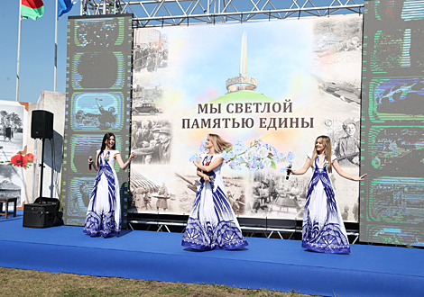 Урачыстае мерапрыемства на мемарыяльным комплексе 