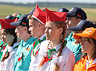 Урачыстае мерапрыемства на мемарыяльным комплексе "Курган Славы"