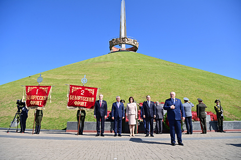 Урачыстае мерапрыемства на мемарыяльным комплексе 