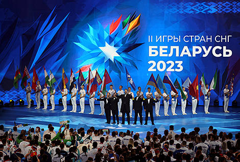 Урачыстая цырымонія закрыцця II Гульняў краін СНД 