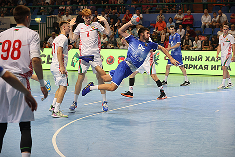 Handball tournament of the 2nd CIS Games: Belarus vs Russia 