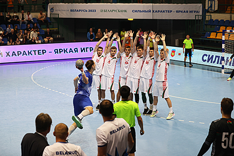 Handball tournament of the 2nd CIS Games: Belarus vs Russia 