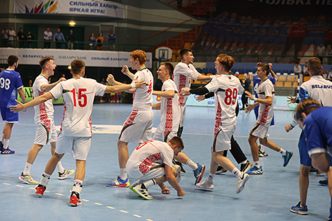 Handball tournament of the 2nd CIS Games: Belarus vs Russia 
