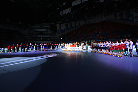 Handball tournament of the 2nd CIS Games: awards ceremony 
