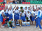Зборная Беларусі па пляжным футболе стала чэмпіёнам II Гульняў краін СНД