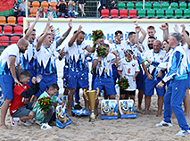 Team Belarus wins the champion’s title of the 2nd CIS Games in beach soccer
