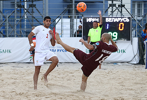 Beach soccer final: Iran vs Belarus 