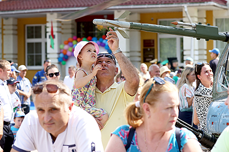 Празднование Дня ВВС в Беларуси