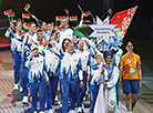 Сборная Беларуси на открытии II Игр стран СНГ в "Минск-Арене"
