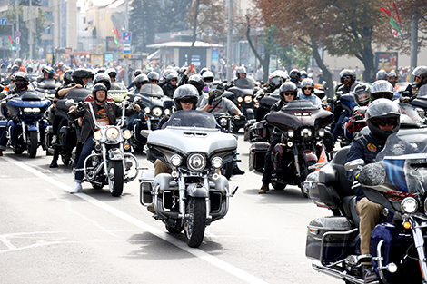 H.O.G. Rally Minsk motorcycle parade