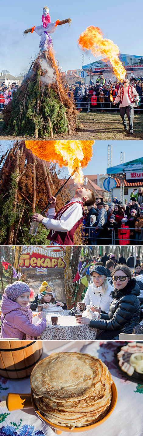 Масленічныя гулянні ў Брэсце 