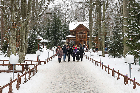 Winter tourist season in the residence of Father Frost
