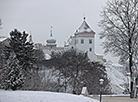 Старый замок в зимнем Гродно 